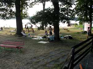 ��astn�ci workshop� na pl�i Ostende
