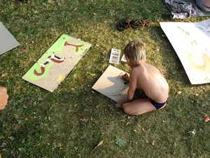 ��astn�ci workshop� na pl�i Ostende