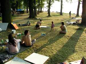 ��astn�ci workshop� na pl�i Ostende