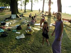 ��astn�ci workshop� na pl�i Ostende
