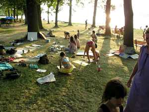 ��astn�ci workshop� na pl�i Ostende