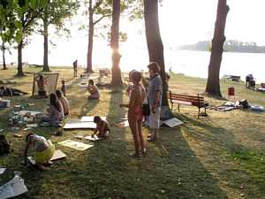��astn�ci workshop� na pl�i Ostende