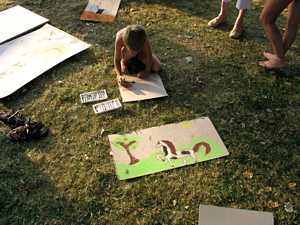 ��astn�ci workshop� na pl�i Ostende