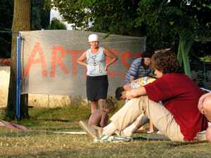 ��astn�ci workshop� na pl�i Ostende