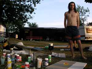��astn�ci workshop� na pl�i Ostende